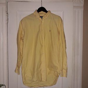 Ralph Lauren  mens yellow Yarmouth shirt